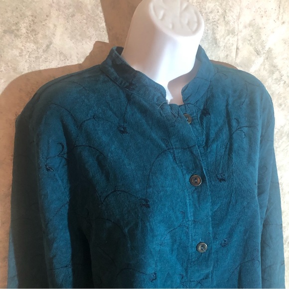 Rustic Outfitters Corduroy Long Sleeve Blouse - Picture 5 of 9